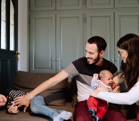 Opale, François et leurs enfants