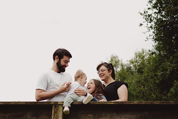 Pauline, Romain et leurs enfants